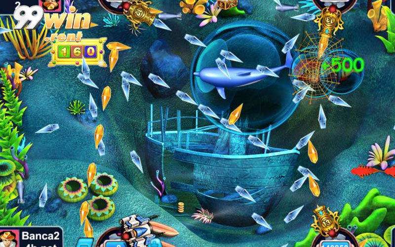 Hệ thống vũ khí đa dạng tại bắn cá 99win