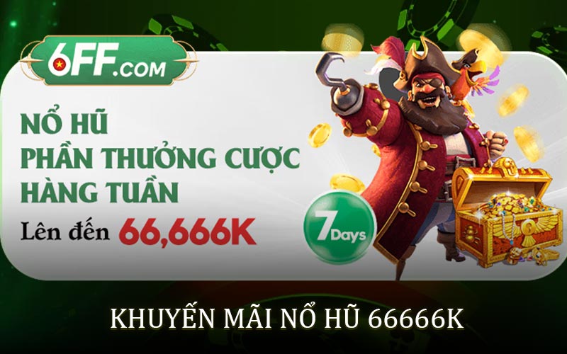 Khuyến Mãi Nổ Hũ 66666K - Cơ Hội Săn Thưởng Siêu Hấp Dẫn Cho Bet Thủ